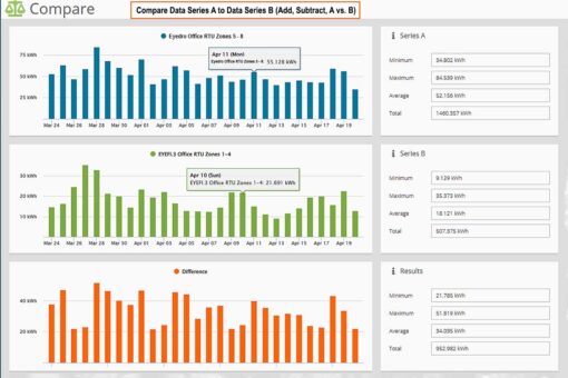MyEyedro V5 Compare plugin add subtract difference