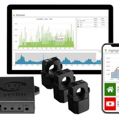 E5B-EW-E3 business and industrial 3 phase electricity meter with WiFi and RJ45 Ethernet connectivity